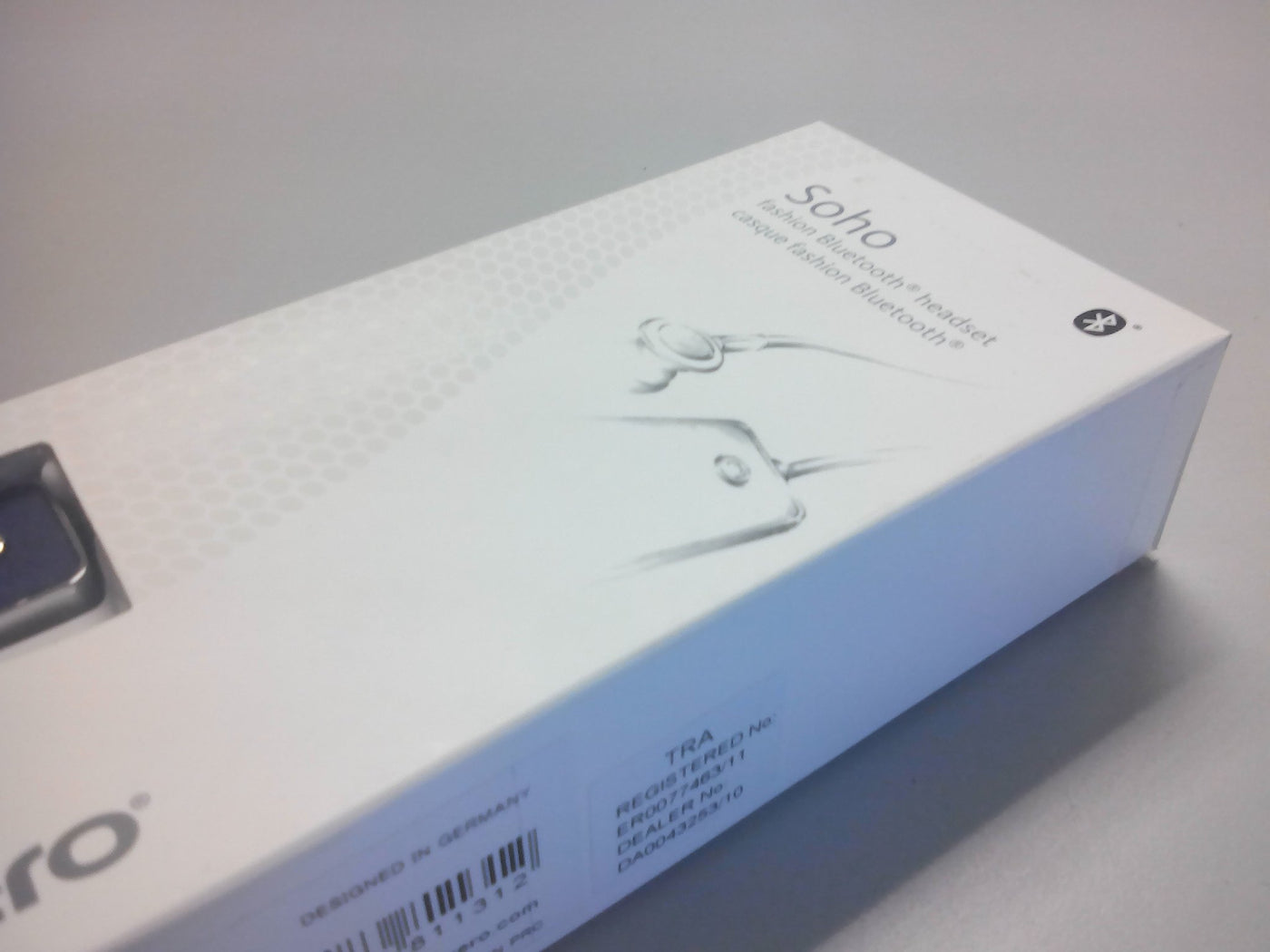 Novero Soho Nappa Bluetooth Headphones - Silver / Blue - PC User | PC Parts And Spares | FREE UK DELIVERY