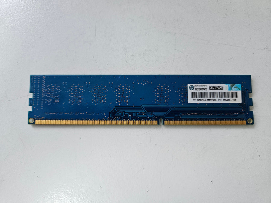 Nanya HP 2GB PC3-12800 DDR3-1600MHz non-ECC Unbuffered CL11 240-Pin DIMM ( NT2GC64B88G0NF-DI 655409-150 ) REF