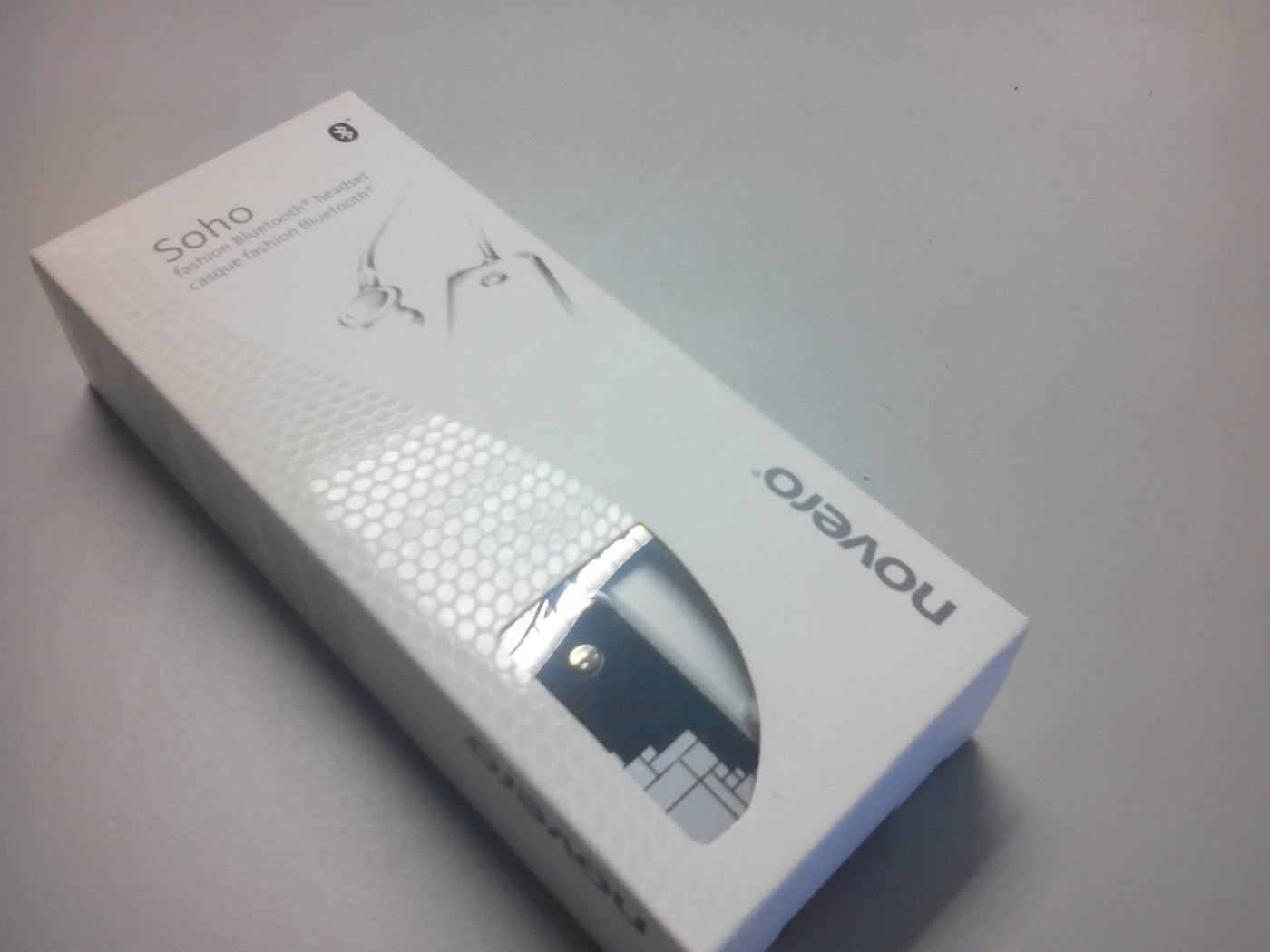 Novero Soho Squares Bluetooth Headset - Silver / Black - PC User | PC Parts And Spares | FREE UK DELIVERY