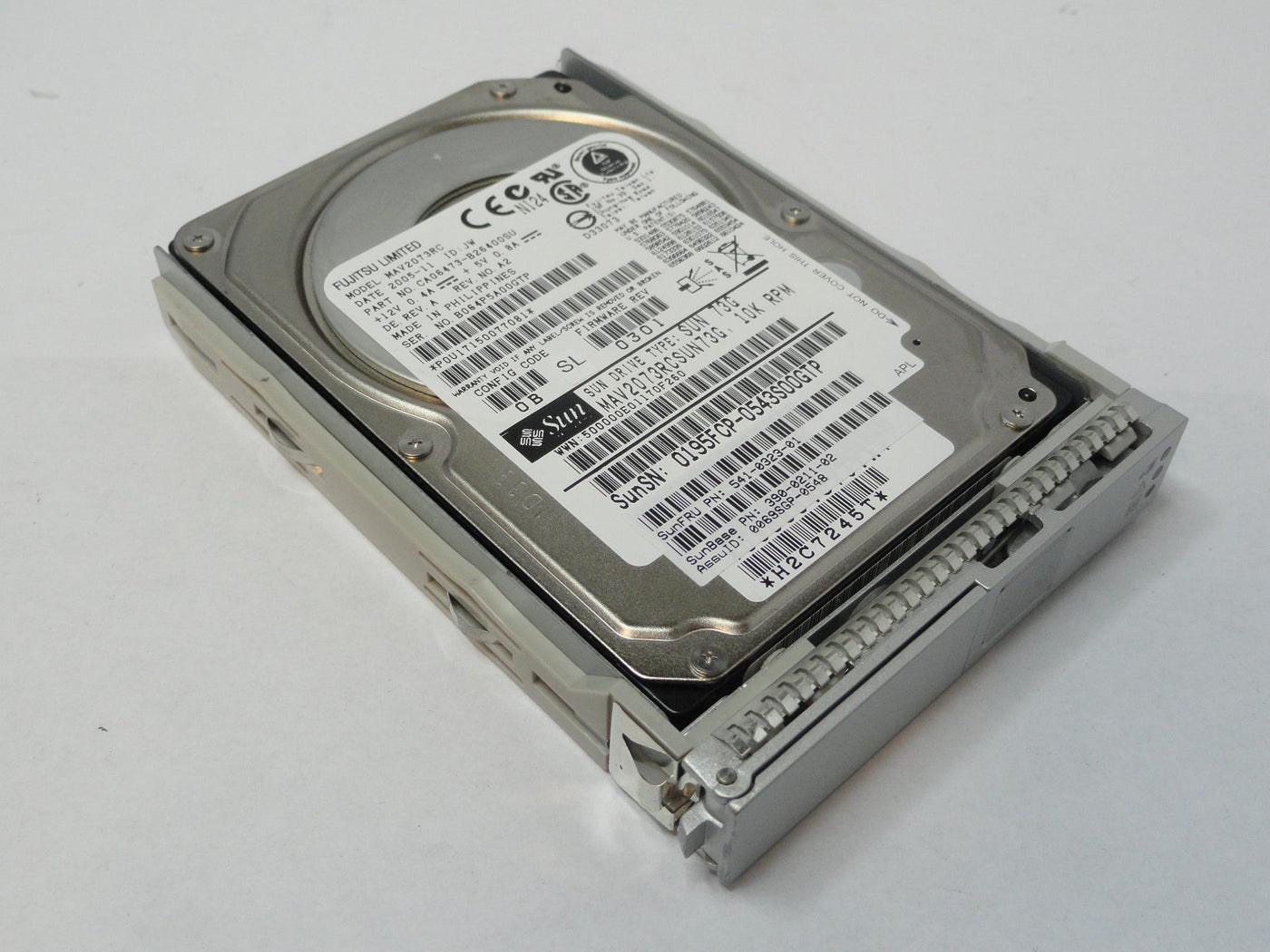 PR19266_CA06473-B26400SU_Fujitsu Sun 73GB SAS 10Krpm 2.5in HDD - Image3