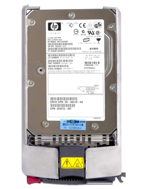 HP Maxtor 72.8GB SCSI 80Pin 15Krpm 3.5in HDD in caddy ( 8C073J0 306645-003 BF072863BA 271837-014 3R-A4145-AA 289243-001 ) REF