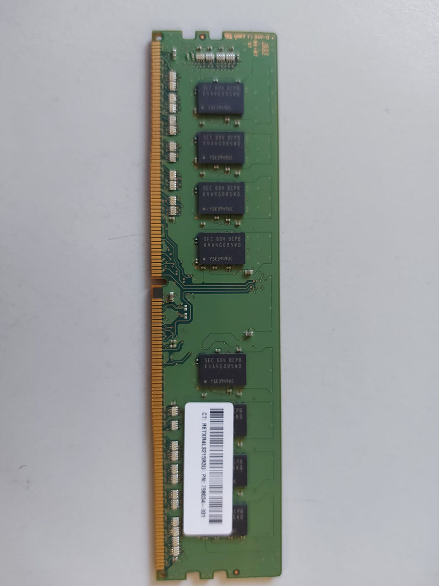 Samsung HP 4GB PC3-12800 DDR3 nonECC Unbuffered DIMM M378B5273CH0-CK0 655410-150