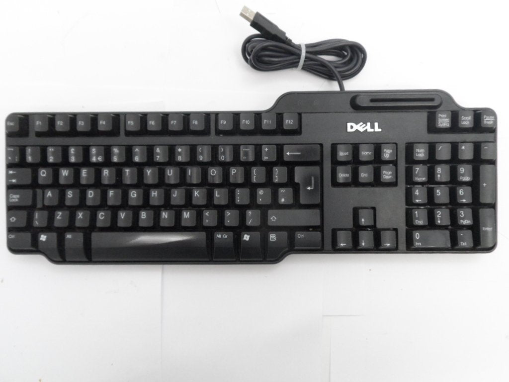 0T6865 - Dell 105-Key Blue USB Keyboard W/Smartcard Reader - USED