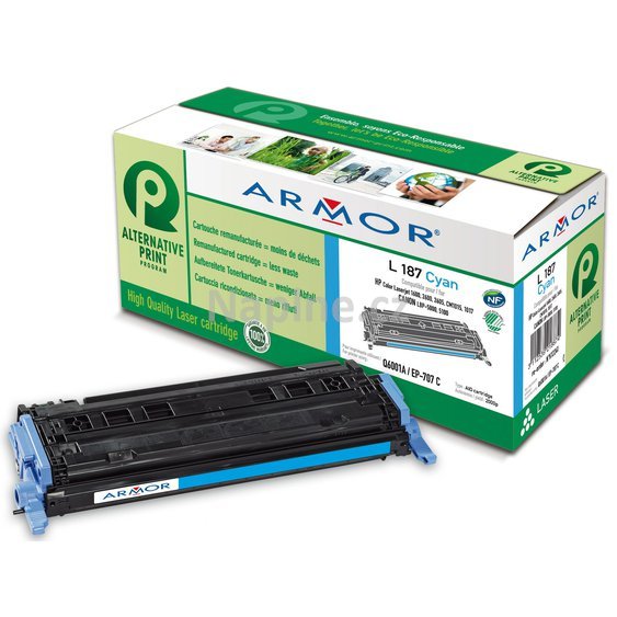 Armor Compatible Laser Toner Cartridge Cyan [for HP Q6001A] ( K12241 ) NEW OLD STOCK FINAL SALE