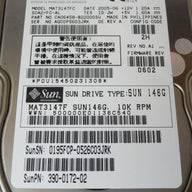 PR22853_CA06458-B22000SU_Fujitsu sun 146Gb Fibre Channel 10Krpm 3.5in HDD - Image3