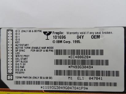 PR17586_93G3049_IBM 4Gb SCSI 80Pin 7200rpm 3.5in HDD - Image2