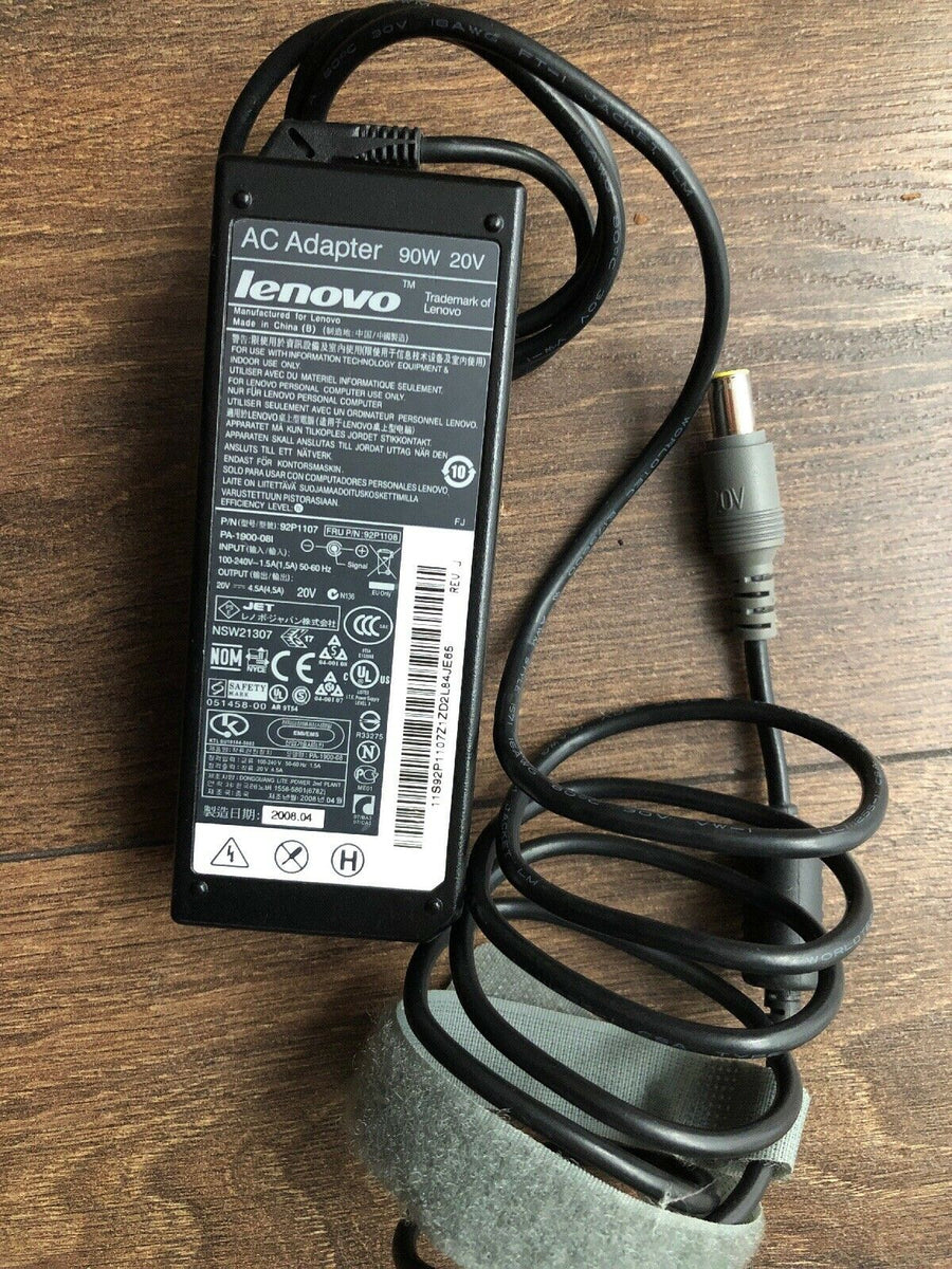 Lenovo AC Adaptor 90W 20V (92P1107 USED)