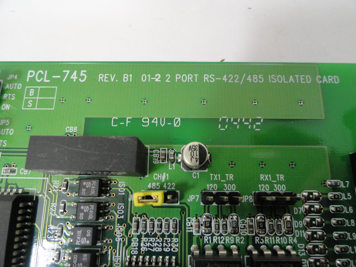 Advantech Dual Port Serial ISA Communication Card ( PCL-745 PCL-745    Advantech Ref )