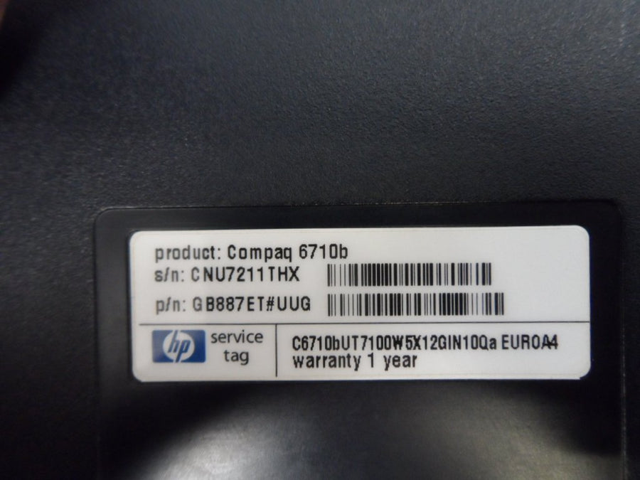 PR23058_GB887ET#UUG_Hp Compaq Intel Centrino 2 Duo 1.8 GHz Laptop - Image2