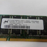 PR25199_MT4VDDT3264HY 335F2_Micron 256MB PC2700 200Pin SODIMM - Image2