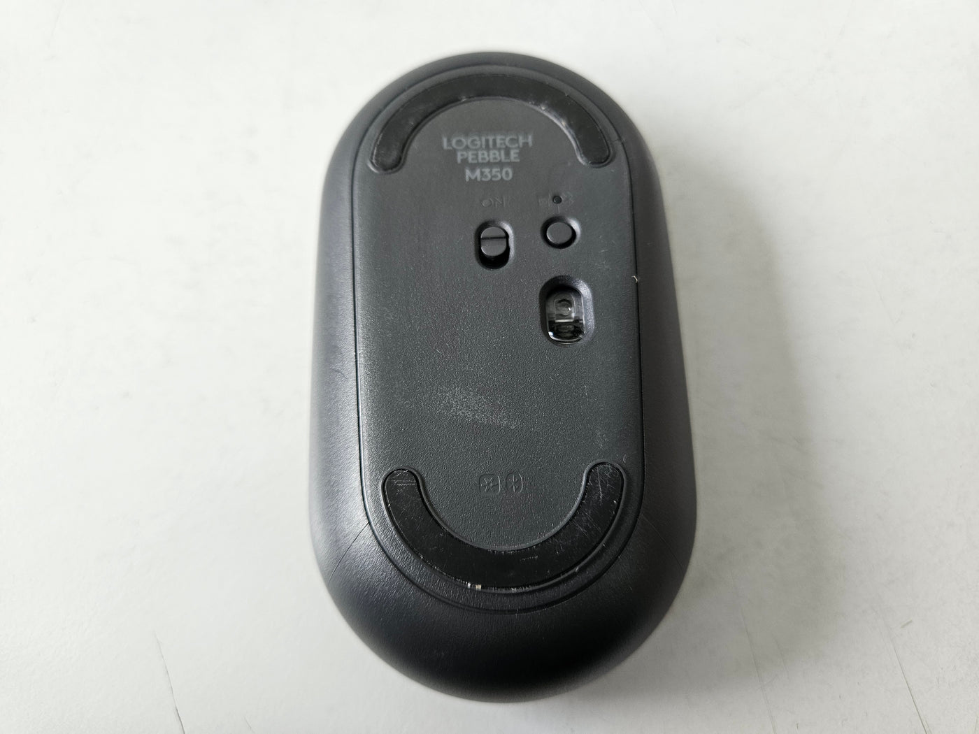 Logitech Pebble M350 Wireless Optical Mouse - graphite ( MR0075 ) USED