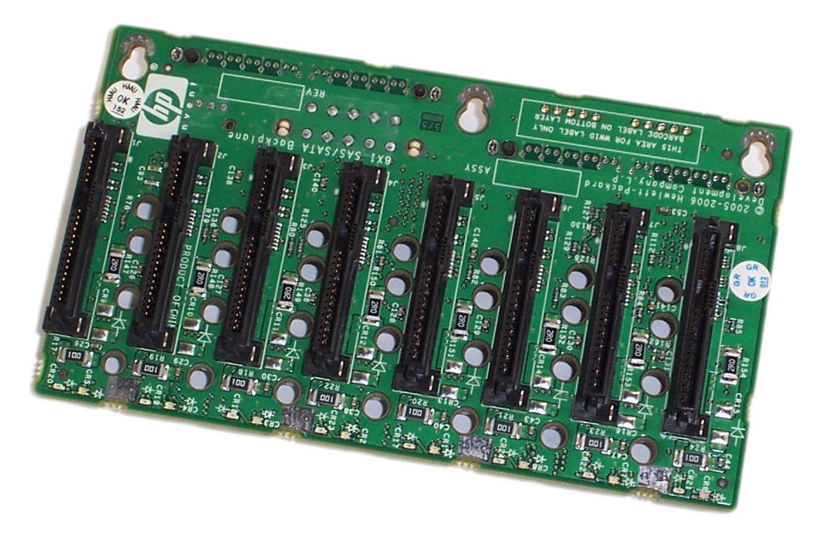HP ProLiant DL585 G2 G5 8x1 SAS/SATA Backplane Board ( 419618-001 012666-000 ) REF