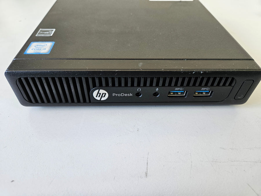 HP ProDesk 400 G2 120GB SSD 4GB RAM i3-6100T 3.2GHz Win 10 Pro Mini Desktop ( P5K28ET#ABU ) USED
