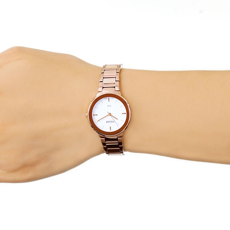 Pulsar Rose Gold Plated Ladies Watch ( PH8290X1 ) NEW