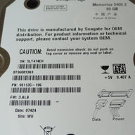 PR23541_9S113C-196_Seagate 60GB SATA 5400rpm 2.5in HDD - Image3
