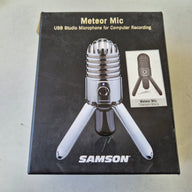 Samson Meteorite USB Condenser Microphone Titanium Black - USED Like New