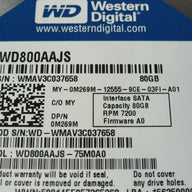 Western Digital Dell 80GB SATA 7200rpm 3.5in HDD ( WD800AAJS-75M0A0 0M269M ) REF