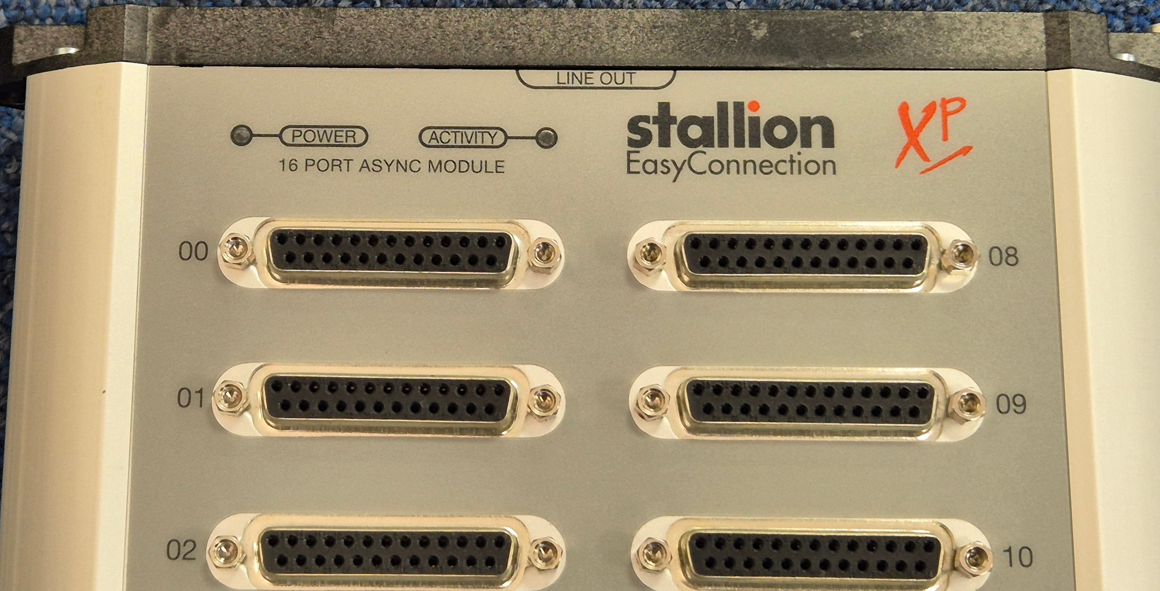 Stallion XP Easy Connection 16-Port ASYNC Panel ( 980040 ) USED