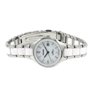 Pulsar Women's Analogue Quartz White Ceramic Watch ( PH7267X1 ) NEW