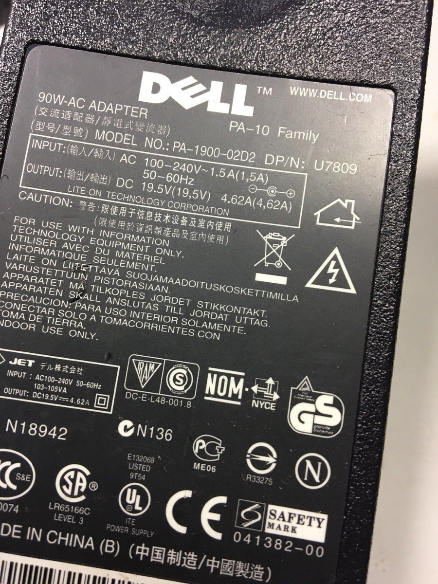 DELL Power Adaptor (PA 1900 02D2 U7809 USED)