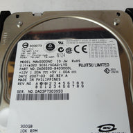 CA06550-B40300DL - Fujitsu 300GB SCSI 80Pin 10Krpm 3.5in HDD - Refurbished