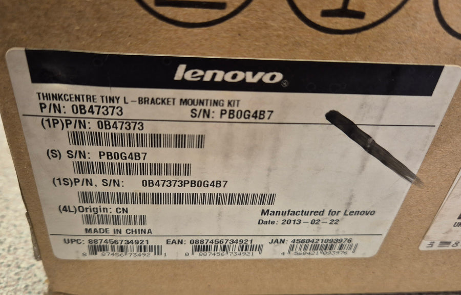 Lenovo ThinkCentre Tiny L - Bracket Mounting Kit ( 0B47373 ) NEW