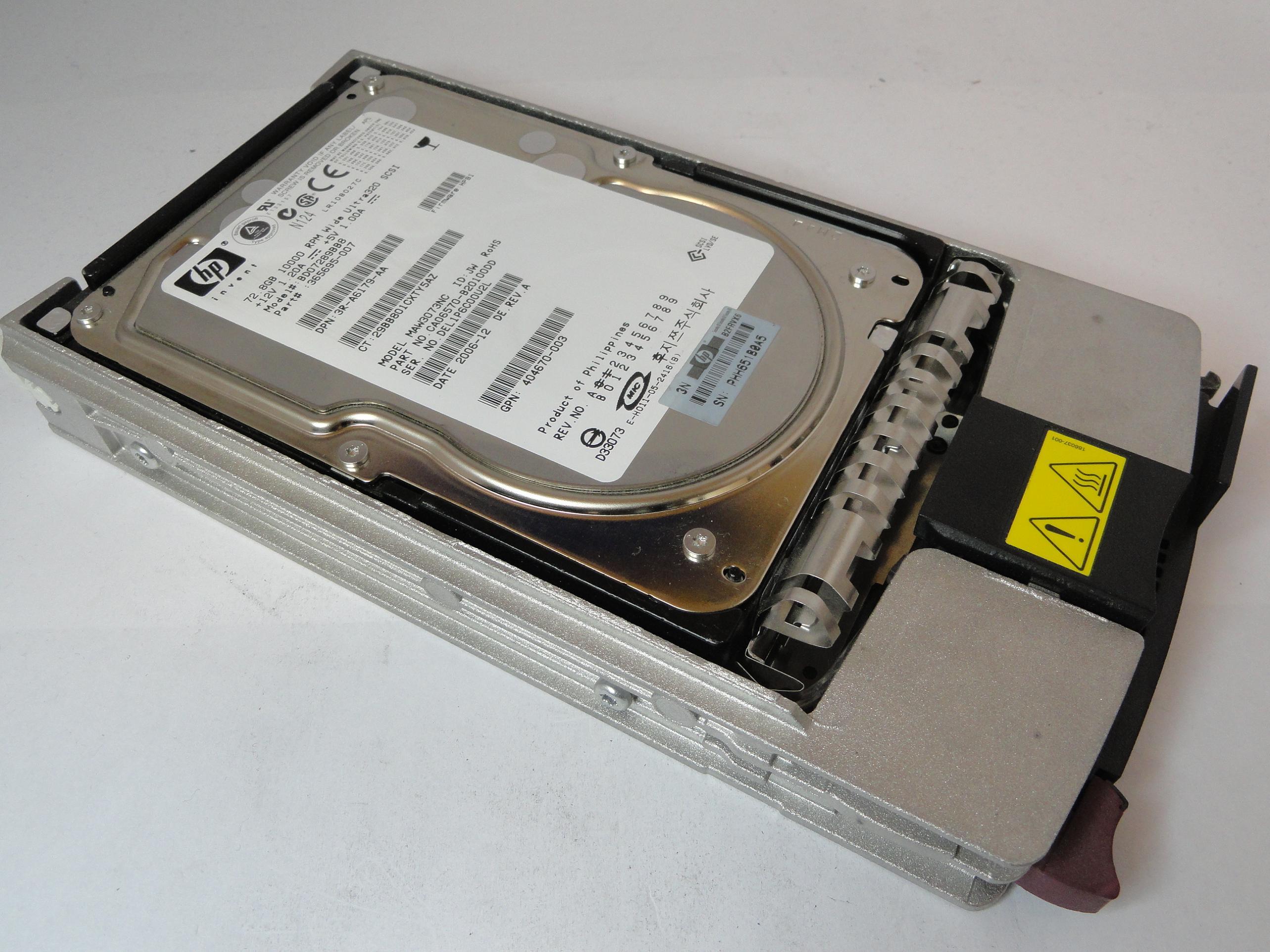 PR21443_CA06570-B20100DD_Fujitsu HP 72.8GB SCSI 80 Pin 10kRPM 3.5in HDD - Image4