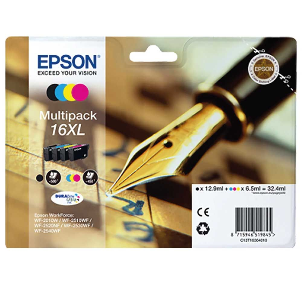 Epson T1636 (16XL) Multipack Black/ Tri-Colour ( C13T16364010 ) NEW OLD STOCK FINAL SALE
