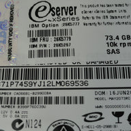 PR20183_CA06681-B29900BA_Fujitsu IBM 73Gb SATA 10Krpm 2.5in HDD - Image3