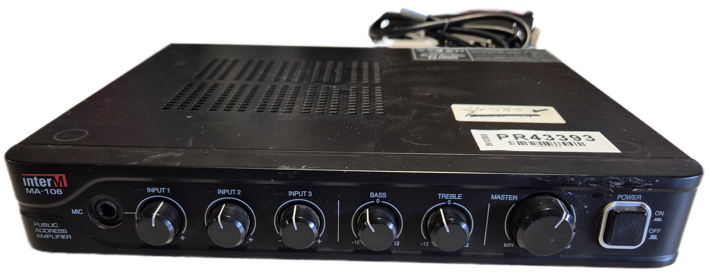 Inter-M Public Address Amplifier ( MA-106 ) USED
