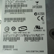 0B22160 - Hitachi HP 72.8GB SCSI 80 Pin 15Krpm 3.5in HDD in Caddy - Refurbished