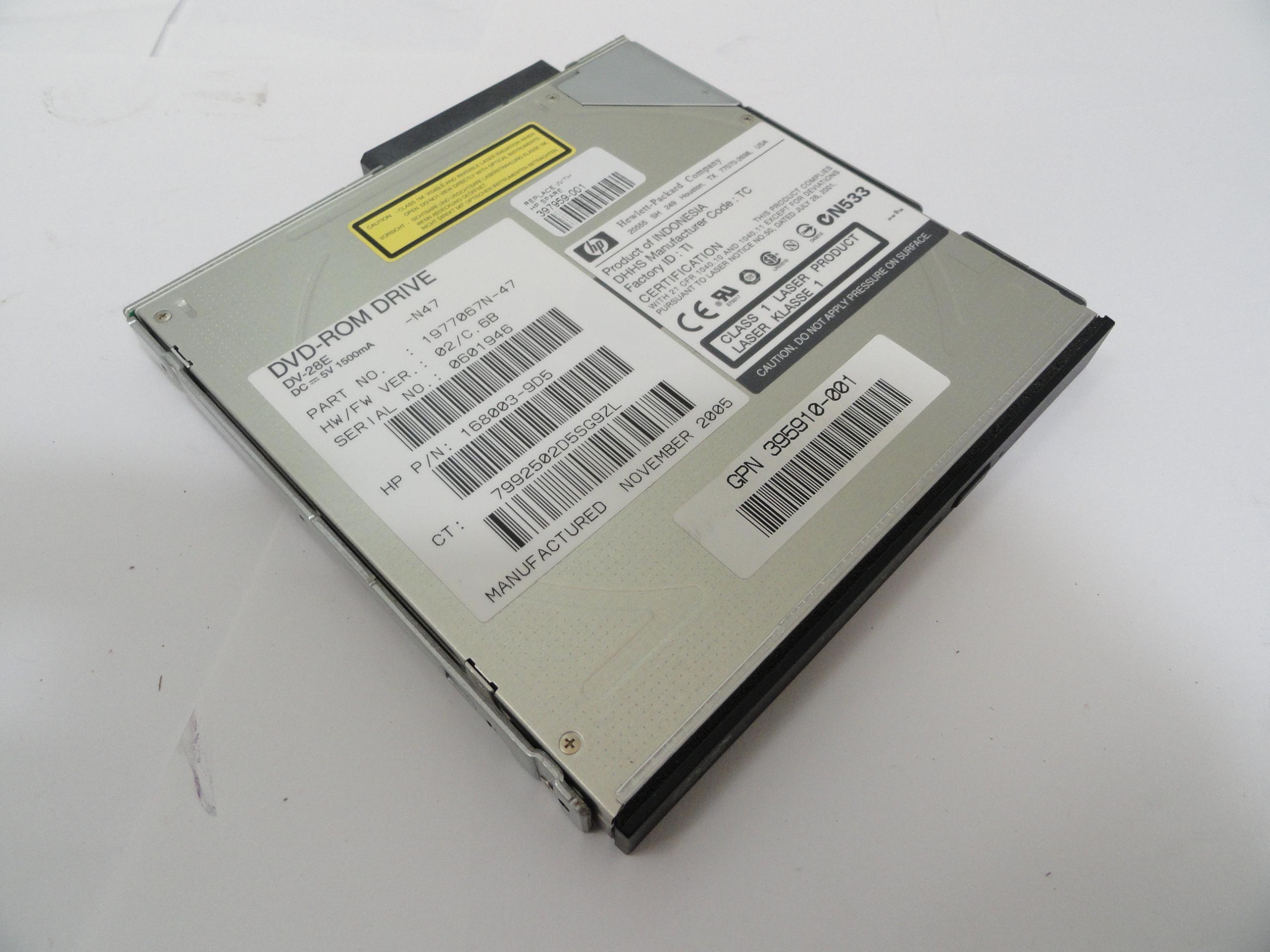 PR18428_168003-9D5_HP / Teac Black 5.25in Slimline DVD Drive - Image3