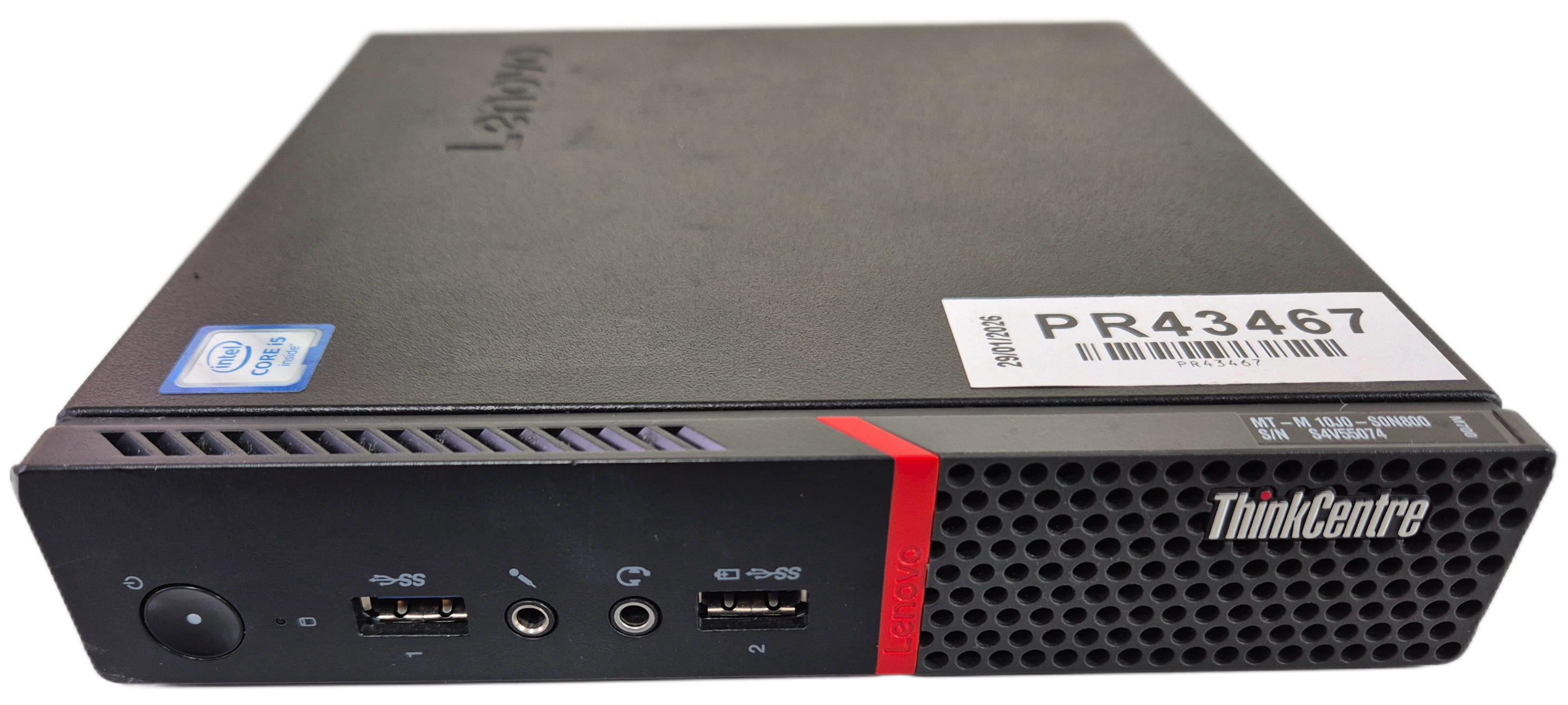 Lenovo ThinkCentre M700 240GB SSD 8GB RAM i5-6500T 2.5GHz NO OS ( 10J0-S0N800 ) USED
