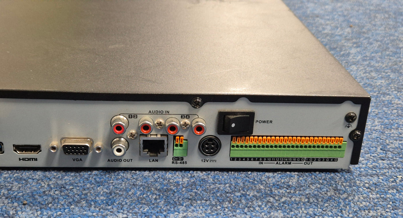 Hikvision Digital Video Recorder - Embedded Net DVR 2x4TB HDD - passwords reset NO PSU ( DS-7216HUHI-K2 ) USED