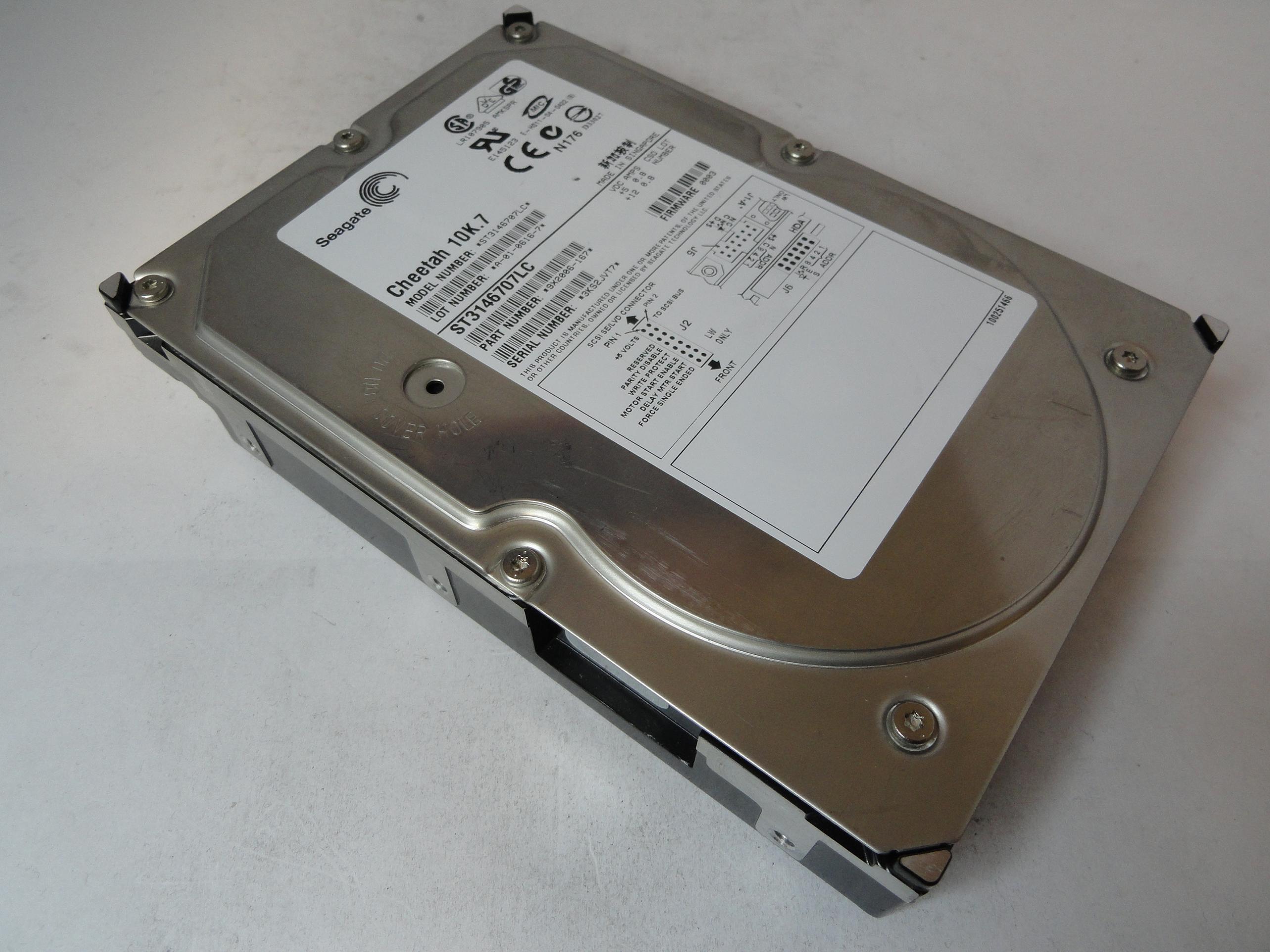 PR21934_9X2006-167_Seagate 146Gb SCSI 80 Pin 10Krpm 3.5in HDD - Image3