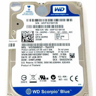 Western Digital Dell 250GB 5400RPM SATA HDD ( WD2500BEVT-75A23T0 080PK5 ) REF