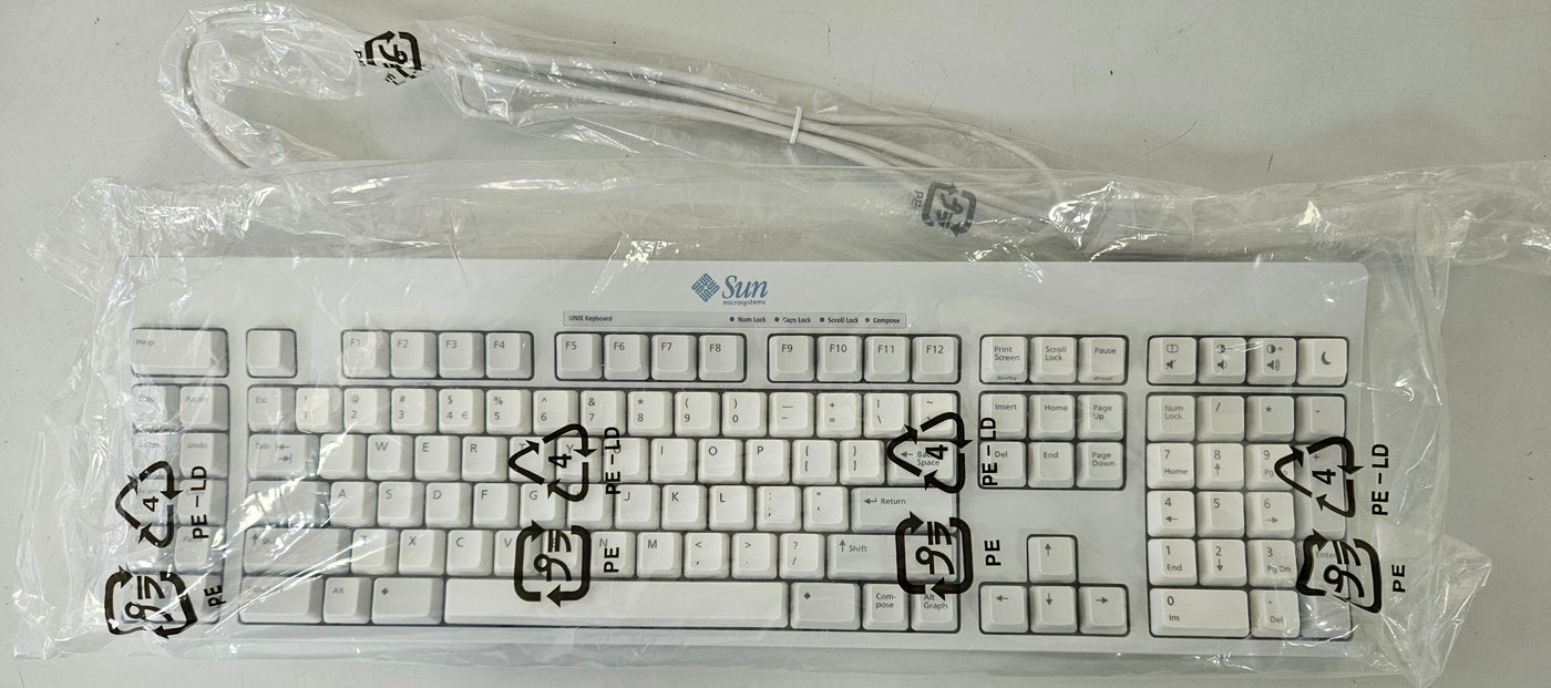 SUN Microsystems Type 7 USB Euro UNIX Keyboard and Mouse Combo ( 525-1612-02 320-1367-02 X3759A ) NOB