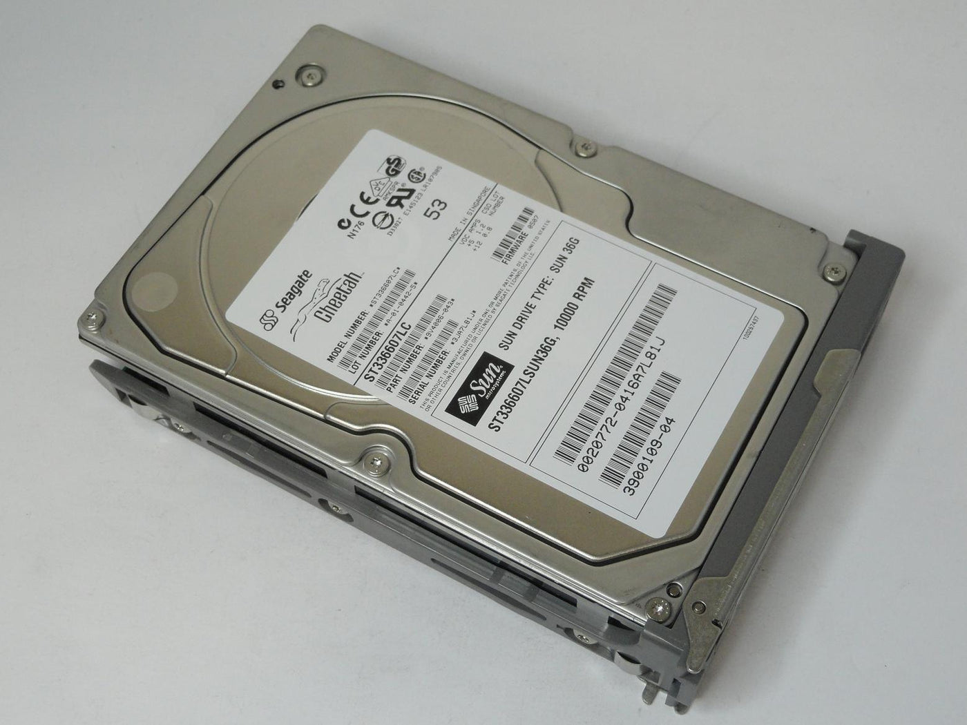 9V4006-043 - Seagate Sun 36GB SCSI 80 Pin 10Krpm 3.5in Cheetah HDD in Caddy - Refurbished