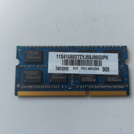 Elpida Lenovo 2GB PC3-10600 DDR3-1333MHz non-ECC Unbuffered CL9 204-Pin SoDimm ( EBJ21UE8BFU0-DJ-F  46R3326 ) REF