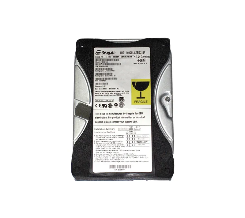 Seagate 10.2GB IDE 5400rpm 3.5in HDD ( 9R5002-110 ST310212A ) USED