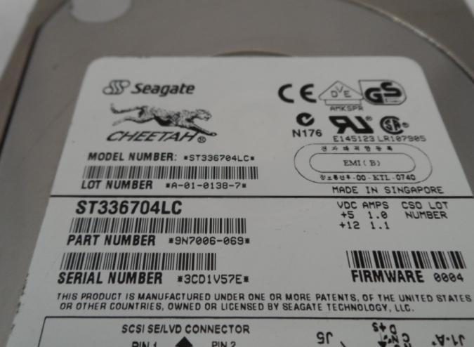 PR12997_9N7006-069_Seagate Dell 36Gb SCSI 80 Pin 10Krpm 3.5in HDD - Image2