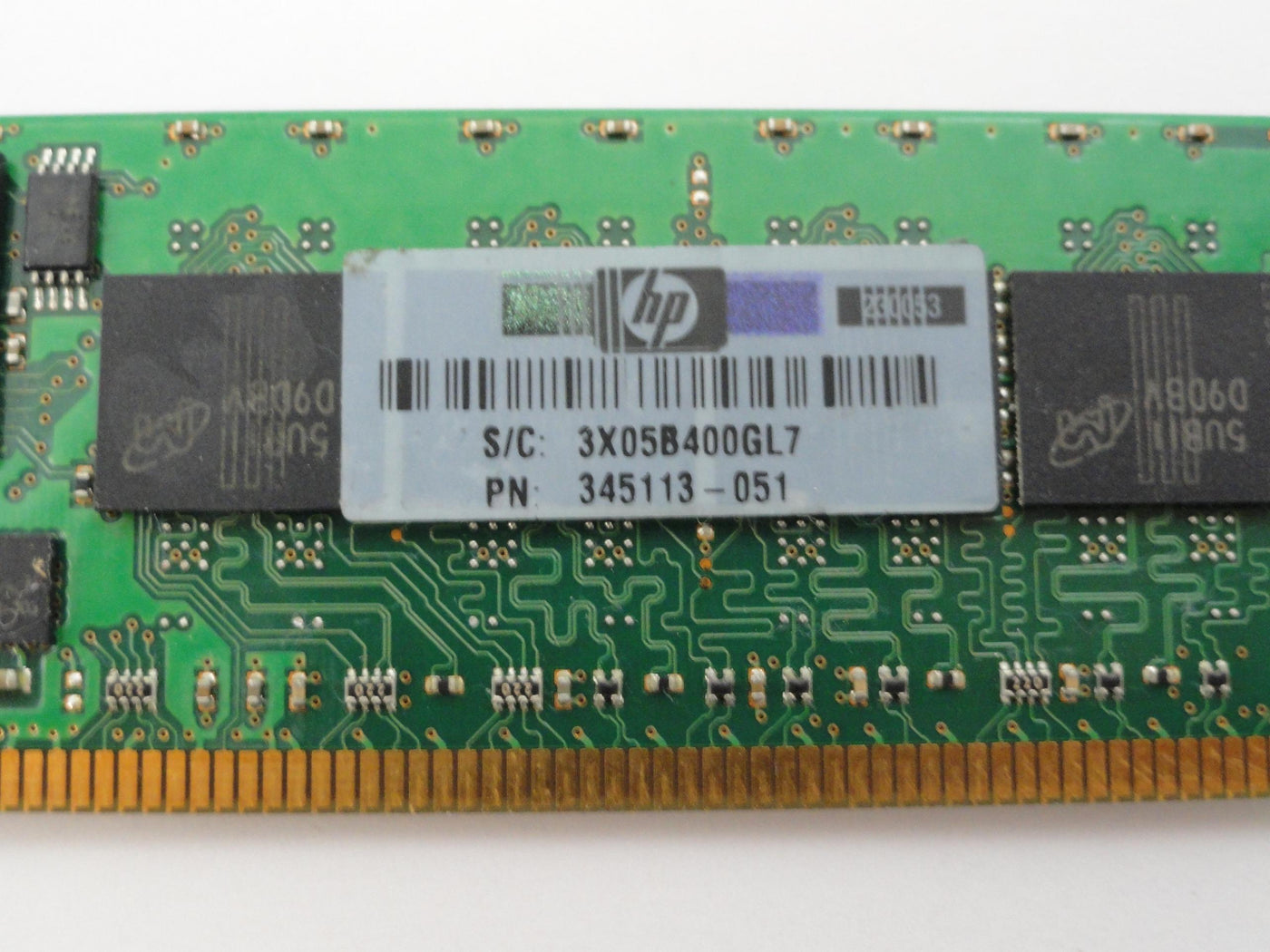 MC6586_PC2-3200R-333-12-C0_Micron HP 1Gb DDR2-400 PC2-3200R CL3 ECC Reg RAM - Image3