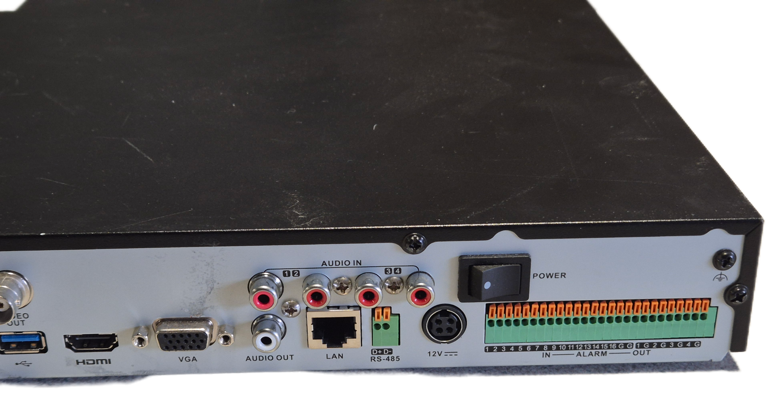 HIKVision 16 Channel Embedded Net DVR 2x6TB HDD  - passwords reset - NO PSU ( DS-7216HUHI-K2 ) USED