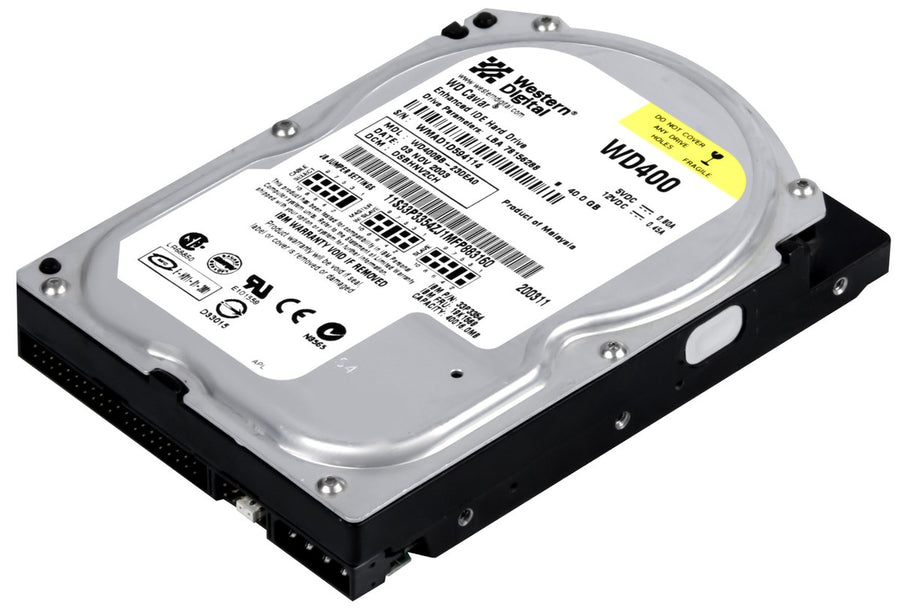 Western Digital IBM 40GB IDE 7200rpm 3.5in HDD ( WD400BB-23DEA0 33P3354 ) USED
