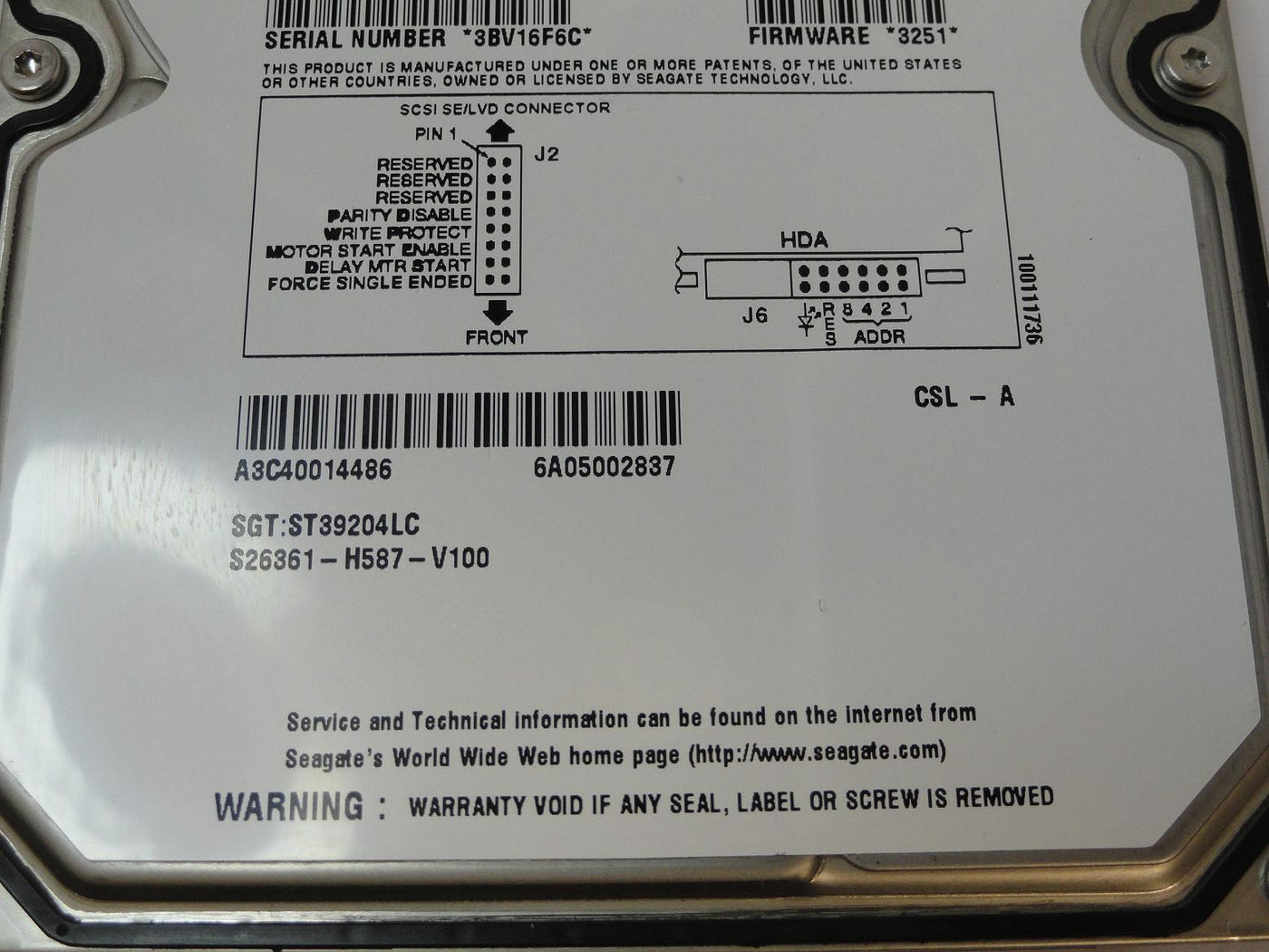 PR24242_9P4001-083_Seagate Siemens 9GB SCSI 80 Pin 10Krpm 3.5in HDD - Image3