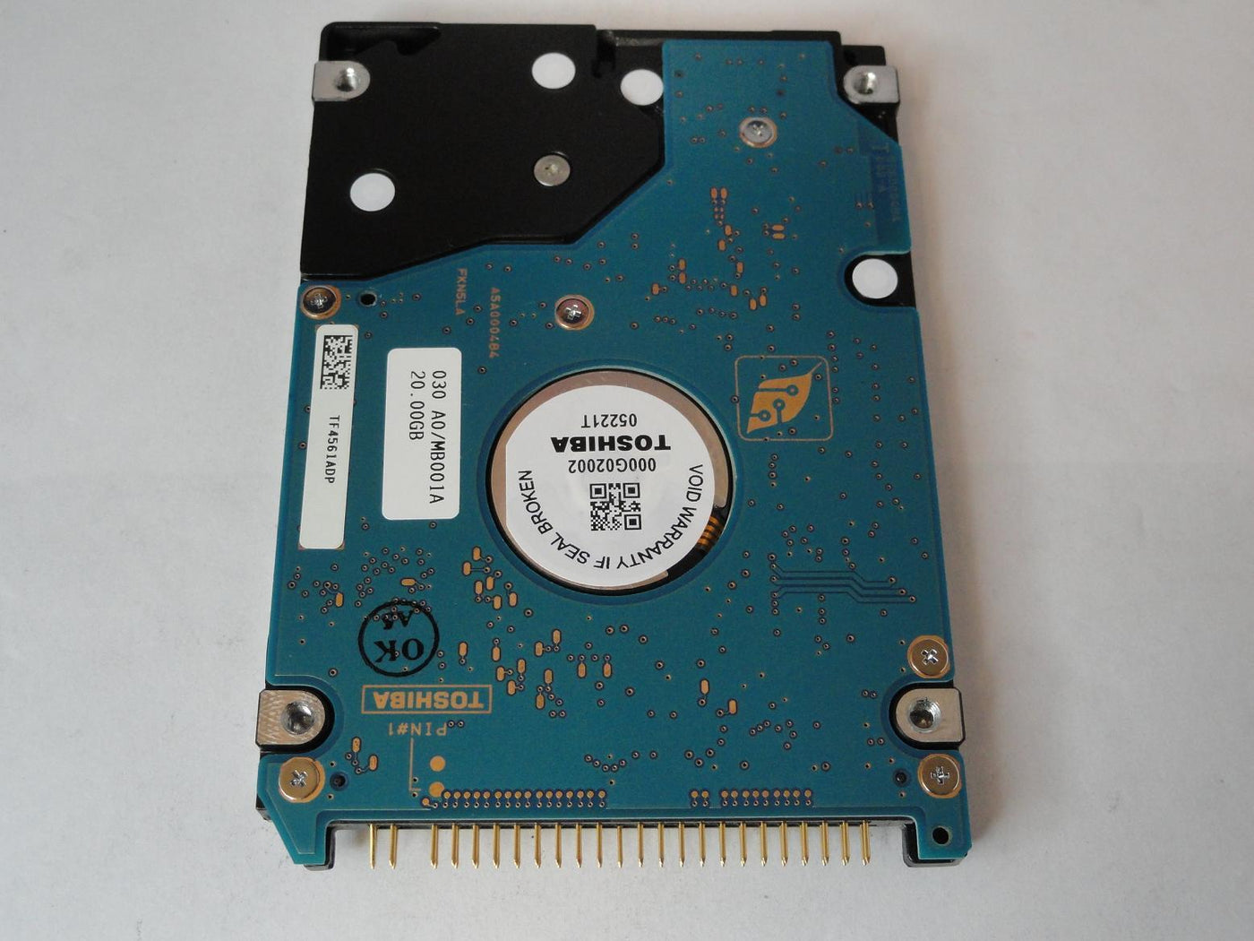 PR01757_HDD2187_Toshiba 20GB IDE 4200rpm 2.5in HDD - Image2