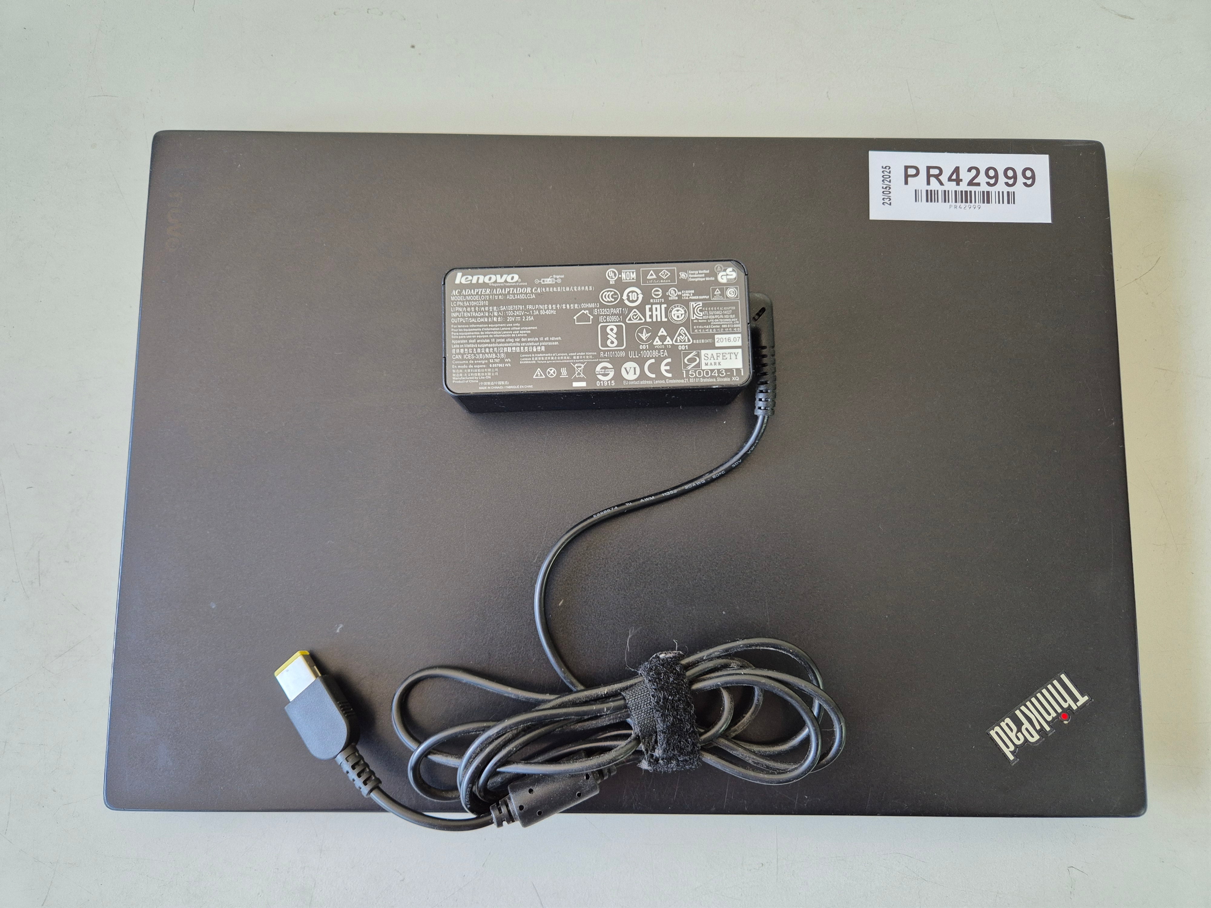 Lenovo ThinkPad T460s 250GB SSD 8GB RAM i5-6300U 2.4GHz Win10 14" FAIR BATTERY - USED