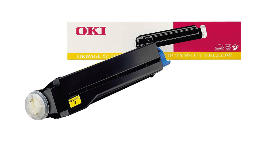 Oki 8C Series Yellow Toner cartridge - 3000 pages ( 41012306 676854 ) NEW OLD STOCK