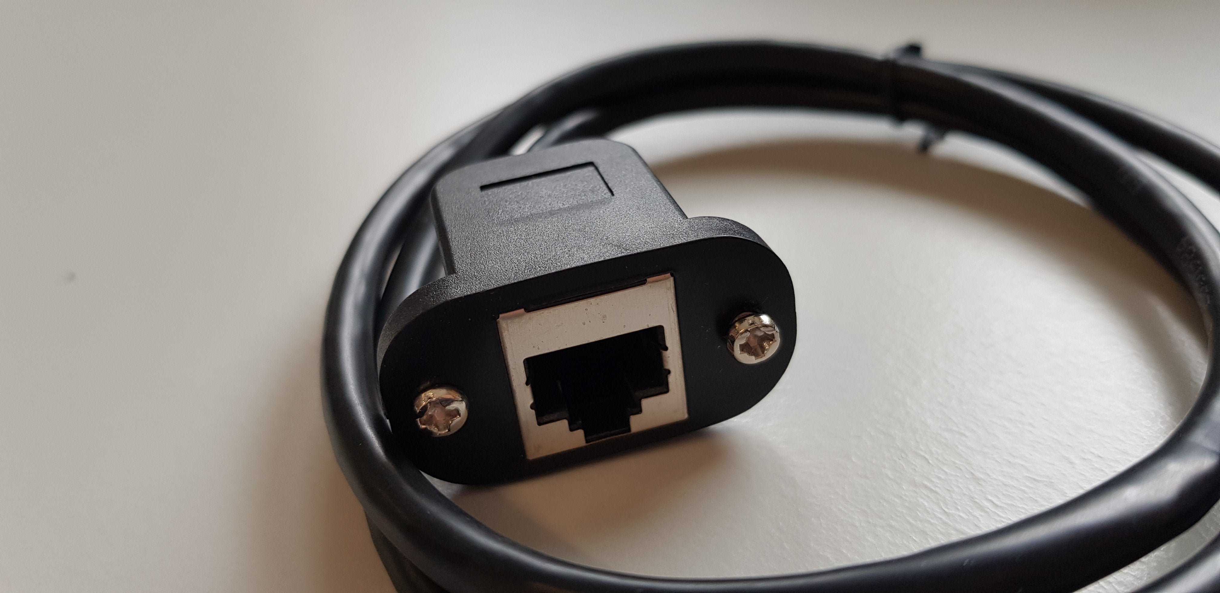 Sinforcon Panel Mount RJ45 Extension Ethernet Cable (CAB00012)