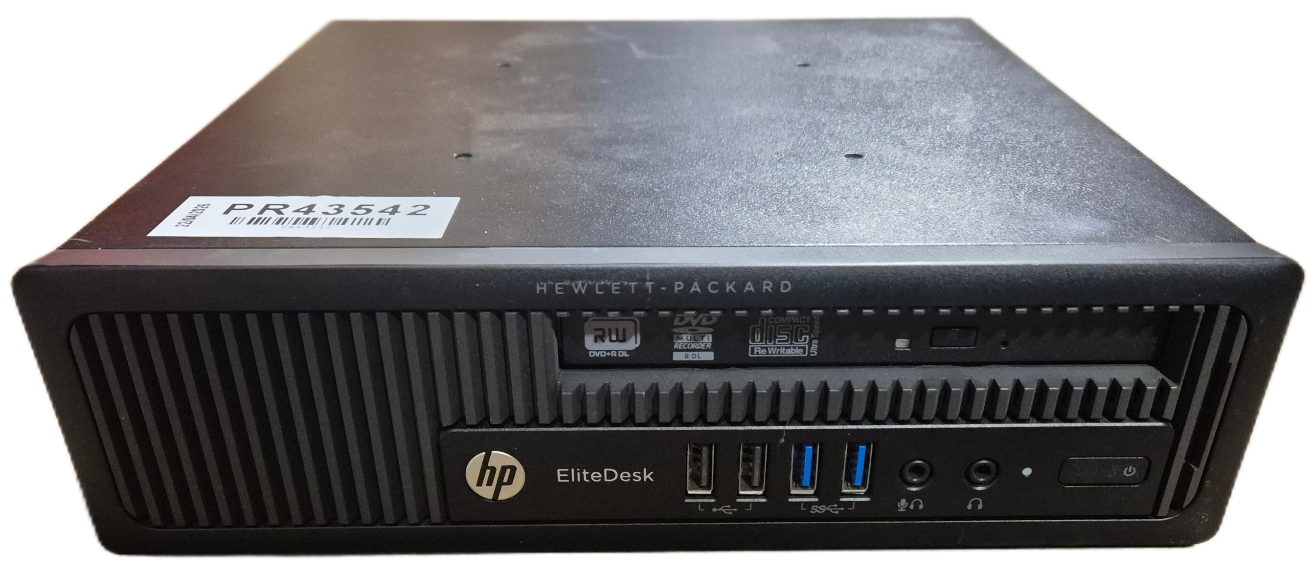 HP EliteDesk 800 G1 USDT 500GB HDD 8GB RAM DVD i5-4570s 2.9GHz NO OS w/ AC adapter ( HT5T98ET#ABU ) USED